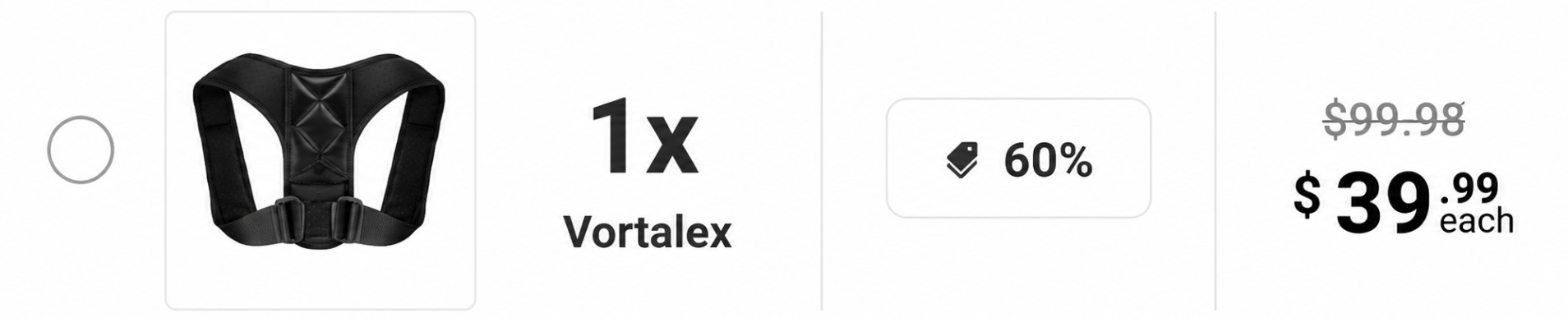 vortalex posture corrector unit 1