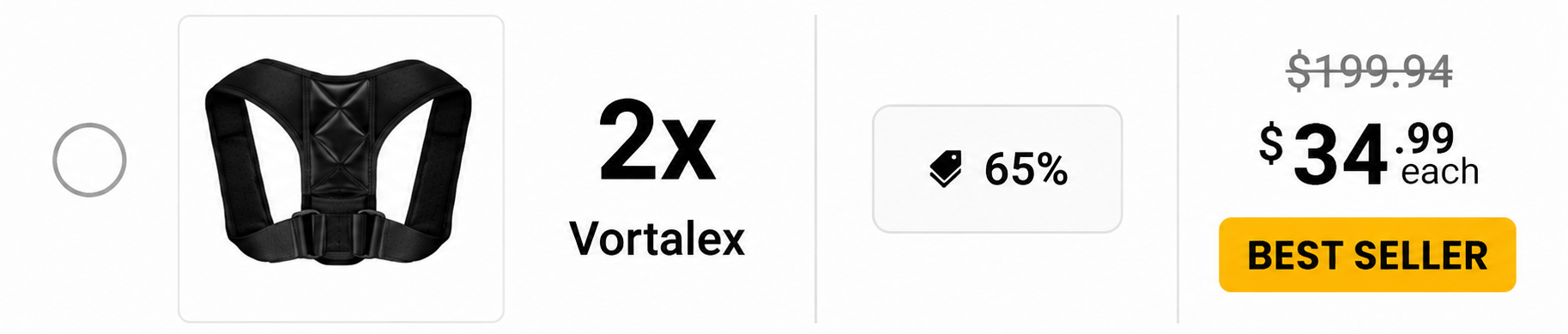 vortalex posture corrector unit 2