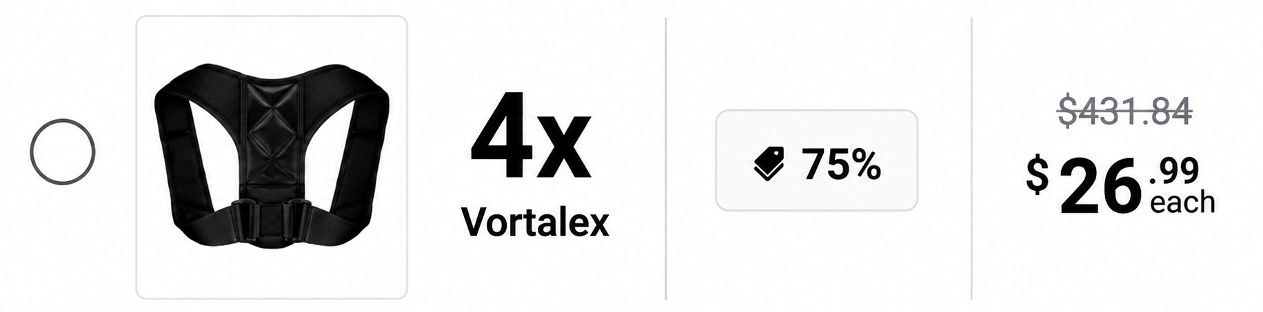 vortalex posture corrector unit 4